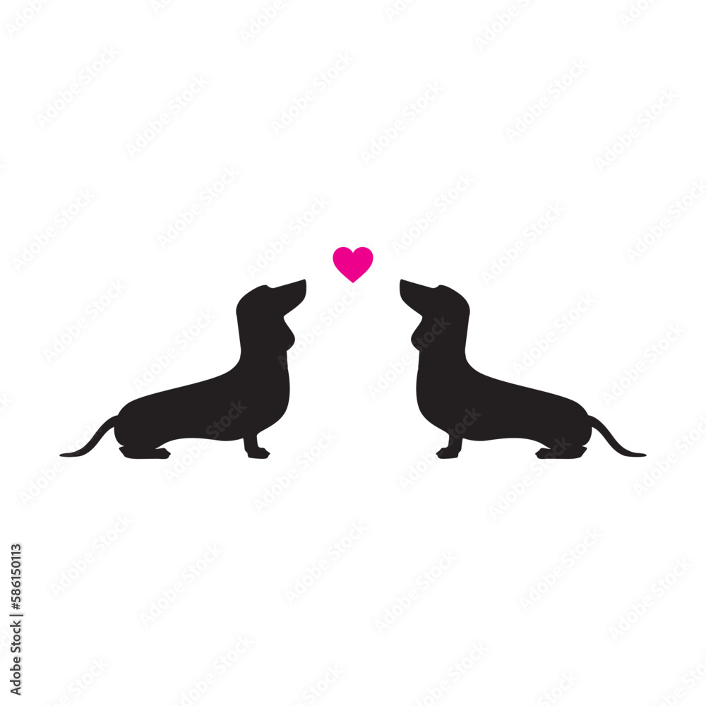 dogs love, logo icon