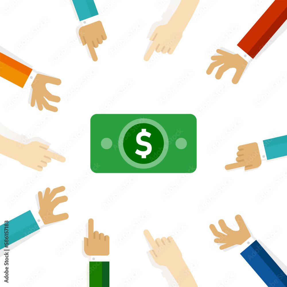 money finance fortune income prosperity economy icon of dollar cash money finance fortune income prosperity economy icon of dollar cash