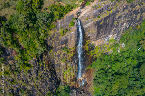 Diyaluma falls near Ella, Sri Lanka photo