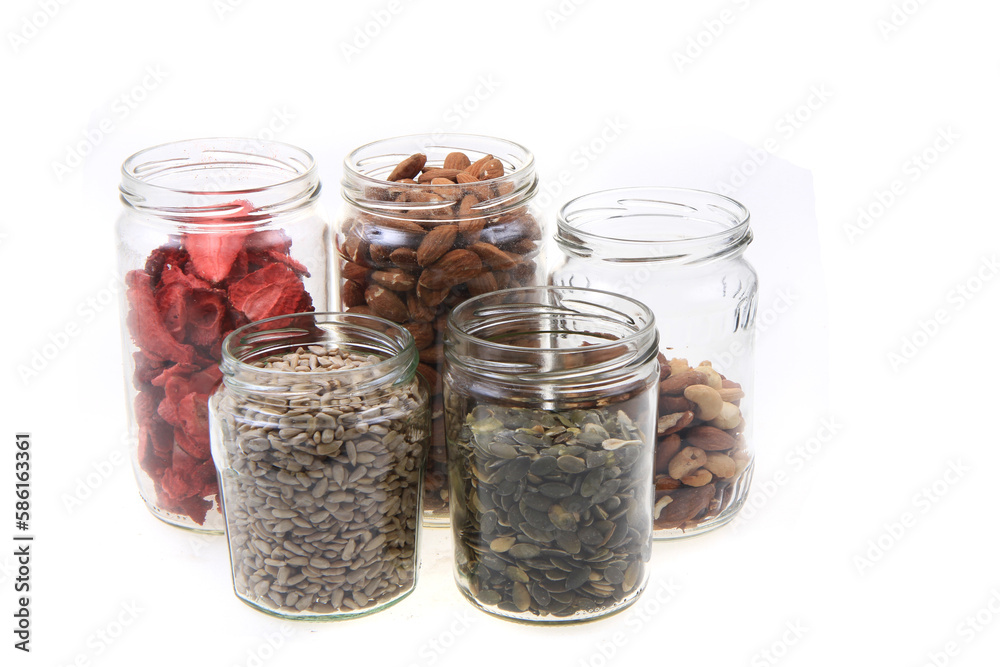 different nuts, almonds etc different nuts, almonds etc