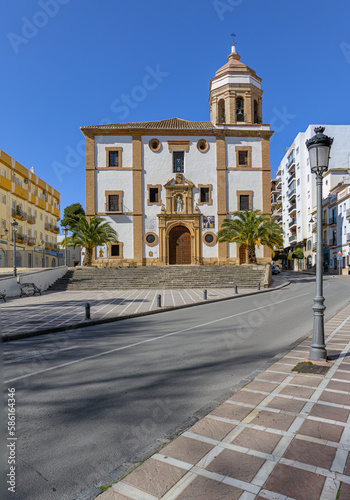 church in Ronda city Spain Andalusia