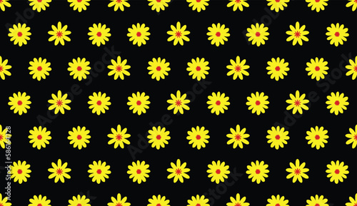 Geometric ethnic pattern seamless flower color oriental.
seamless pattern.Design for fabric,curtain,black background, carpet, shawl,clothing,wrapping, Batik,fabric,handkerchief,Vector illustration.