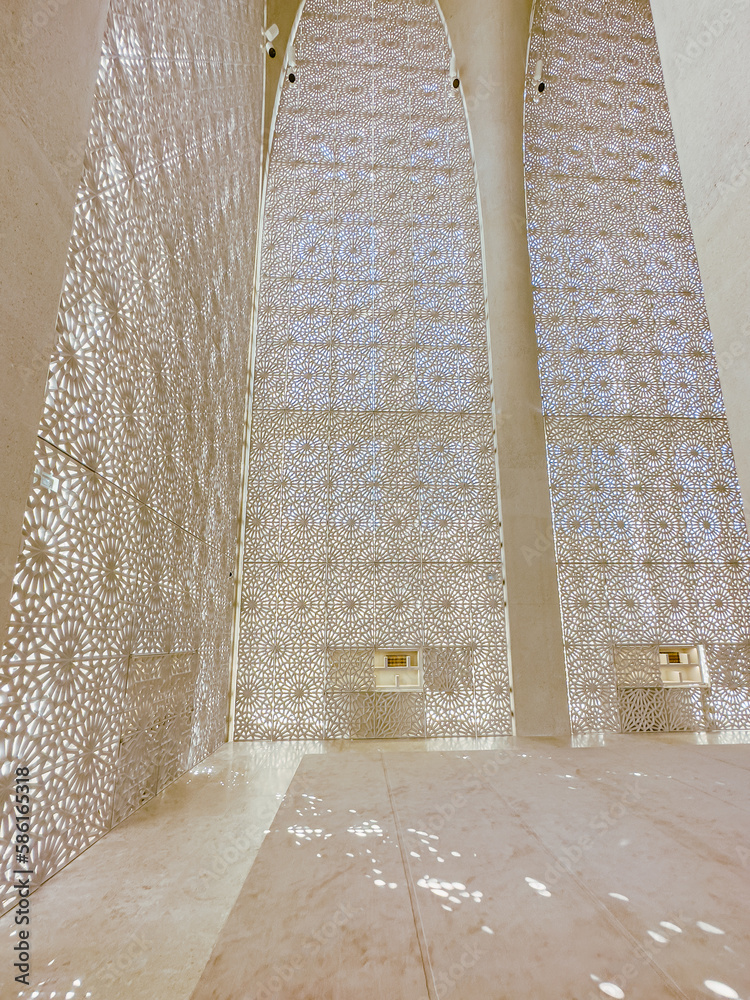 Architectural and design details of the Mosque at the The Abrahamic ...
