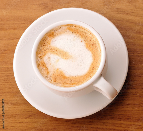 Photograph of a cup of coffee