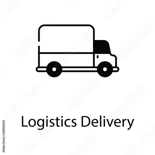 Logistics Delivery icon. Suitable for Web Page, Mobile App, UI, UX and GUI design.