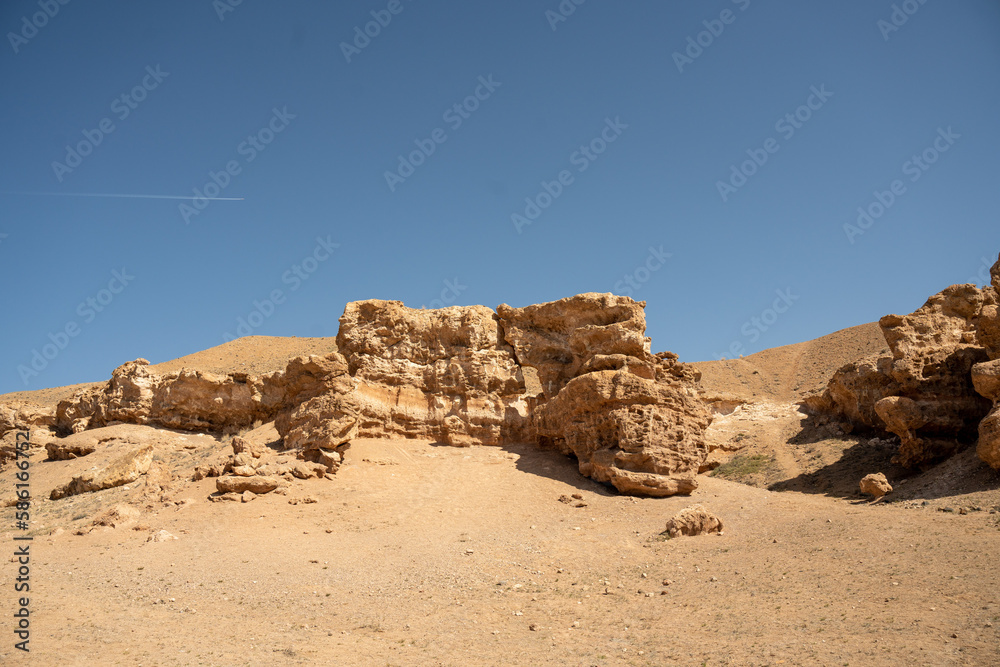 Grand Canyon in the steppes of Central Asia. Charyn Canyon Grand Canyon in the steppes of Central Asia. Charyn Canyon