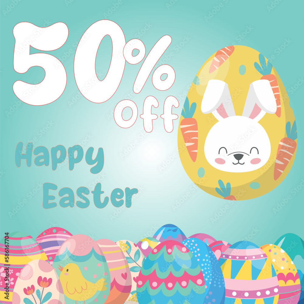 Easter Egg Happy Easter discount off Easter Egg Happy Easter discount off