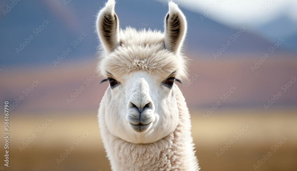 Obraz premium Llama Selfie