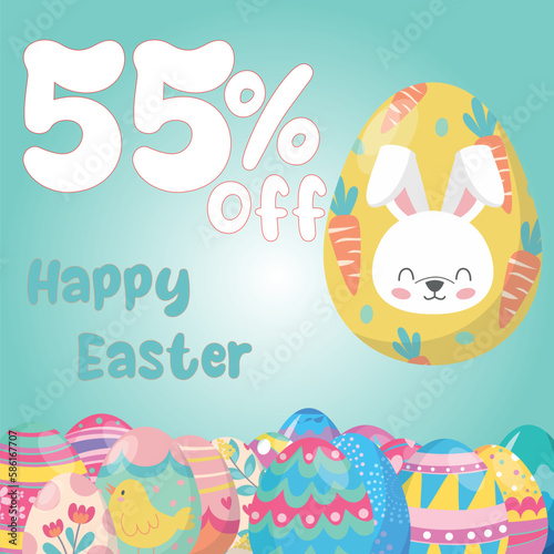 Easter Egg Happy Easter discount off