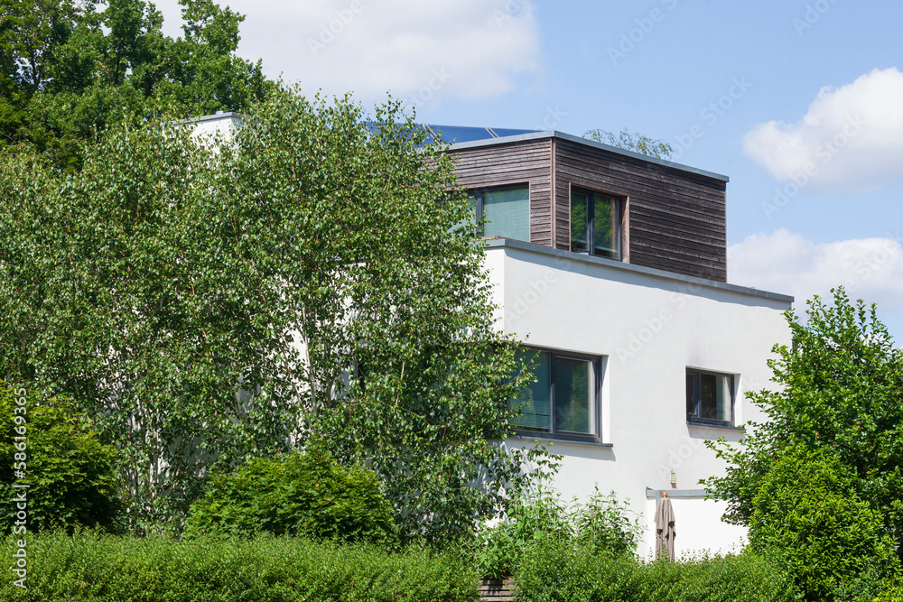 Modernes Wohnhaus, Rotenburg/Wümme, Niedersachsen, Deutschland