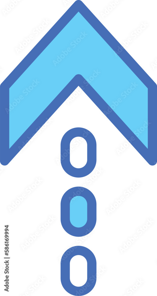 Fototapeta premium Arrow Up icon vector stock.