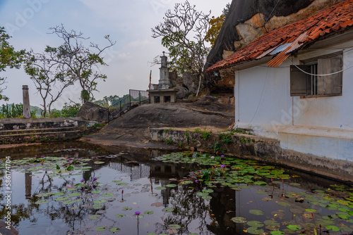 Mulkirigala rock temples at Sri Lanka photo