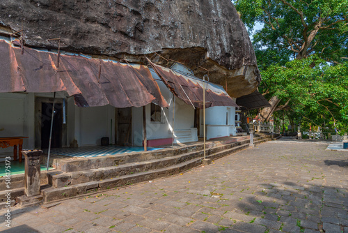 Mulkirigala rock temples at Sri Lanka photo