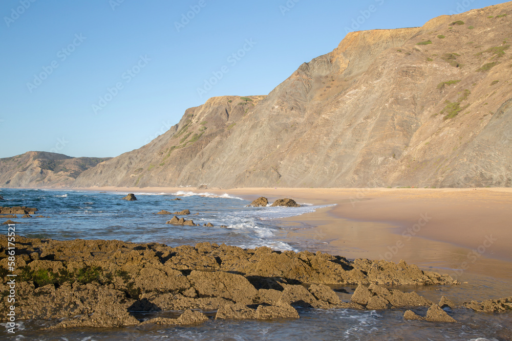 Rock Formation with Cliffs, Castelejo Beach; Algarve; Portugal
