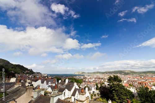 Overlooking the historic seaside town of Llandudno, Creuddyn peninsula, North Wales
