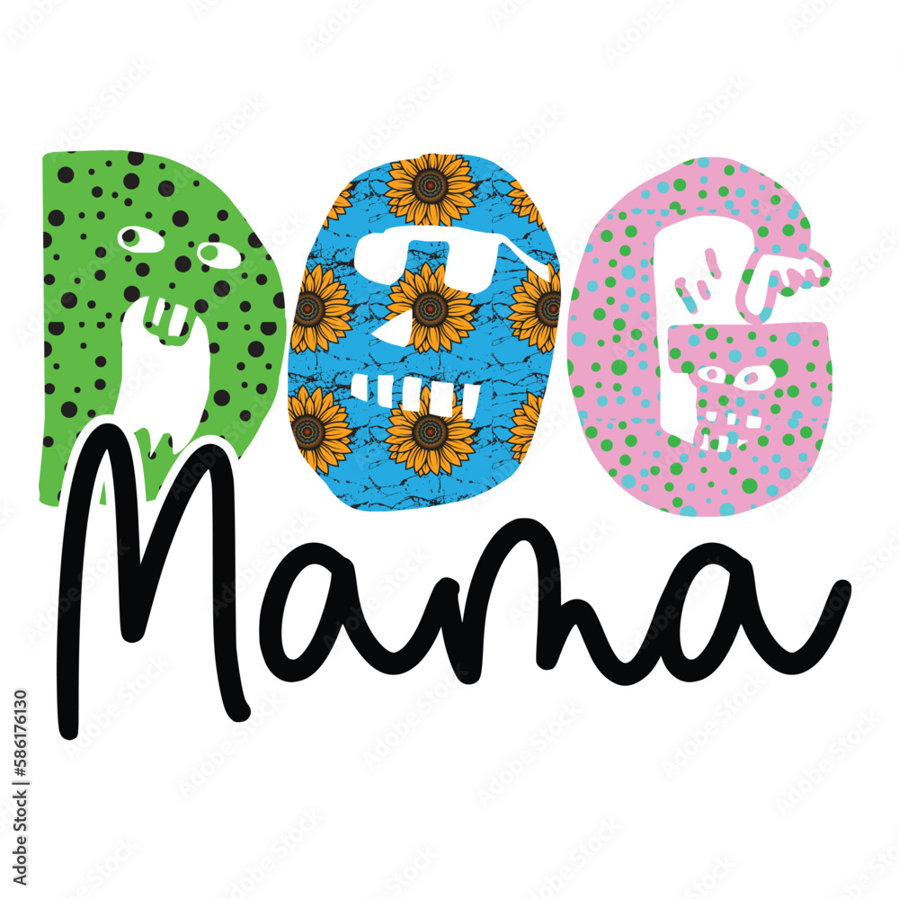 Fototapeta premium Dog Sublimation Design