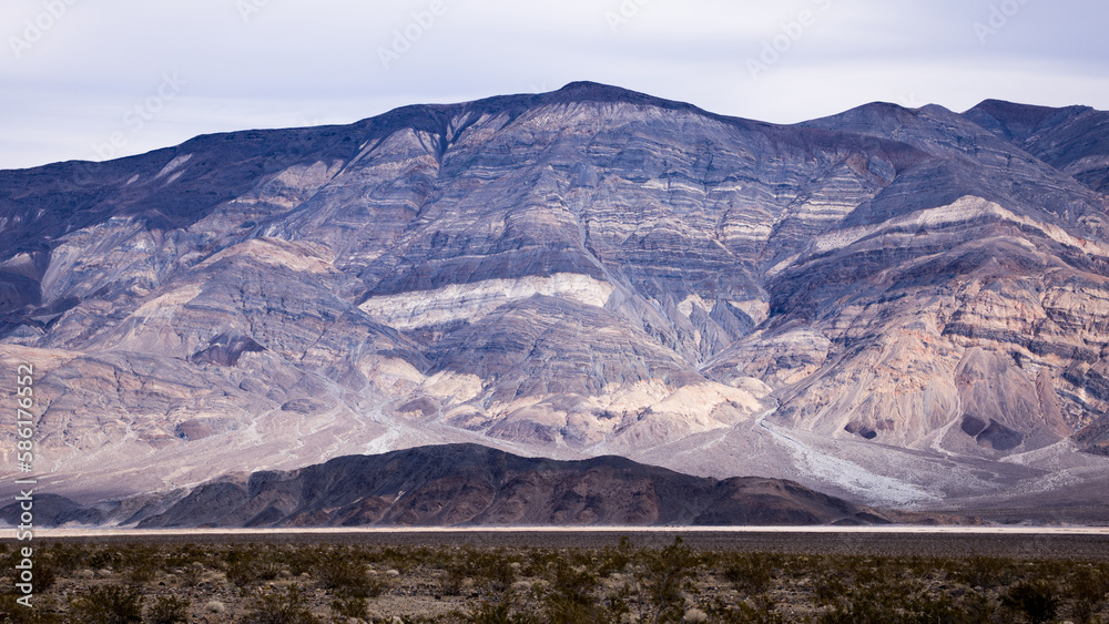 Colorful landscape from Death Valley