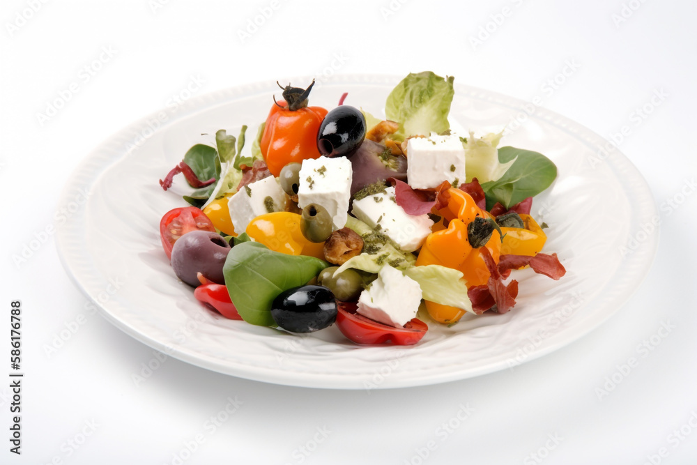 salad with feta cheese