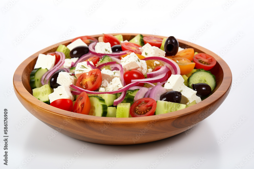 salad with feta cheese and tomatoes salad with feta cheese and tomatoes
