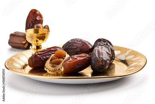 dates on aplate photo