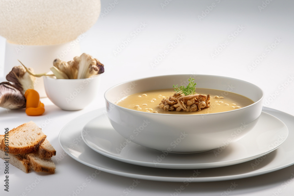 soup with mushrooms soup with mushrooms