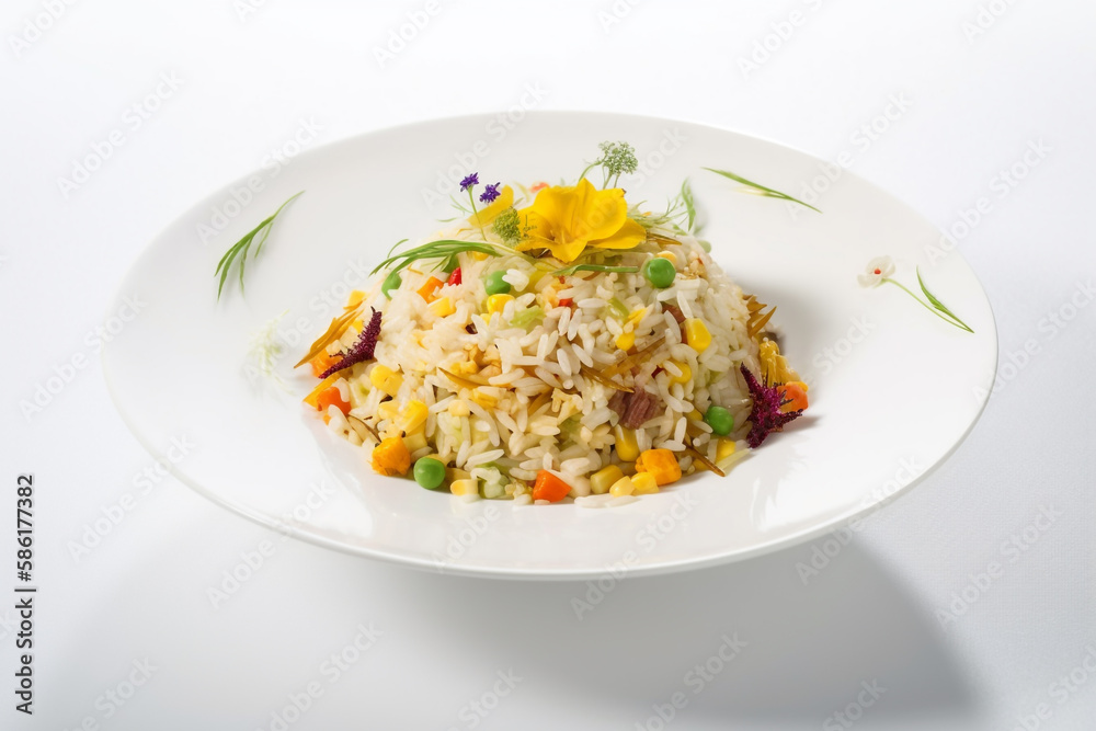 rice with vegetables rice with vegetables
