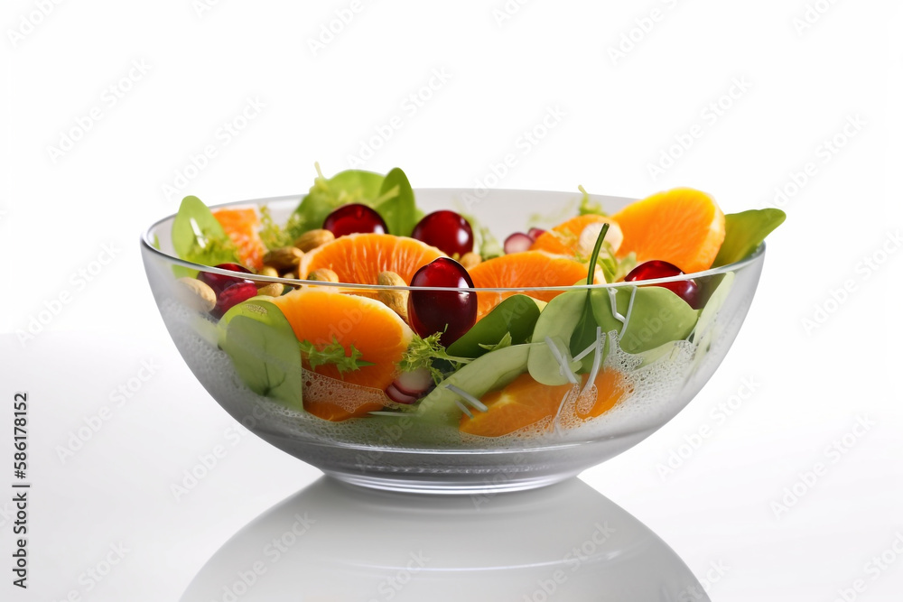 salad with vegetables and fruits