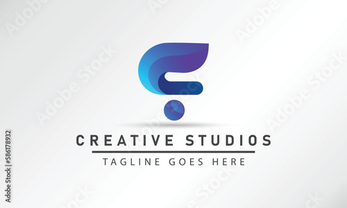 Letter F logo set with geometric gradient design, concept of , future and forward Free Download Letter F logo set with geometric gradient design, concept of , future and forward - GFXLoad