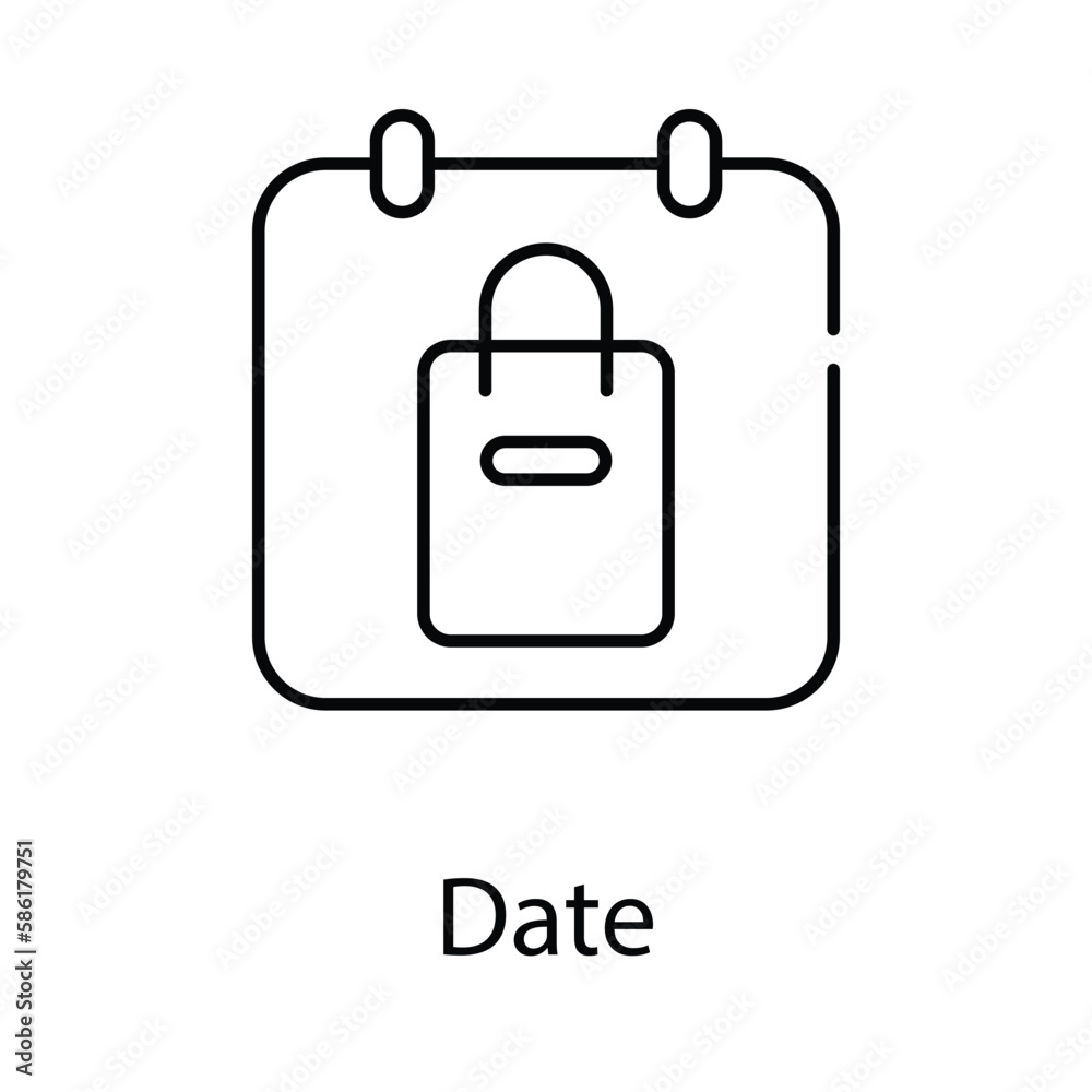 Date icon. Suitable for Web Page, Mobile App, UI, UX and GUI design. Date icon. Suitable for Web Page, Mobile App, UI, UX and GUI design.