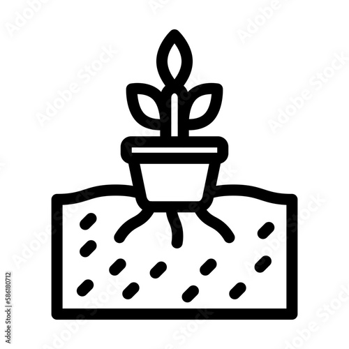 Hydroponics Icon Design