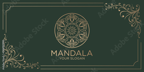 Luxury mandala background with golden arabesque pattern Arabic Islamic east style. Decorative mandala for print, poster, cover.