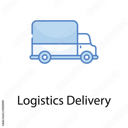 Logistics Delivery icon. Suitable for Web Page, Mobile App, UI, UX and GUI design.