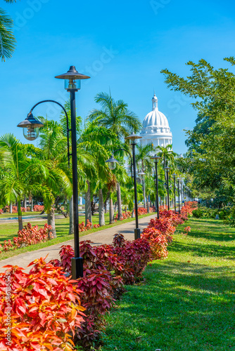 Colombo municipal council viewed from Viharamahadevi Park in Sri Lanka photo