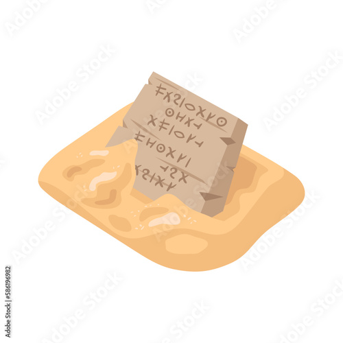 Archeology Isometric Icon