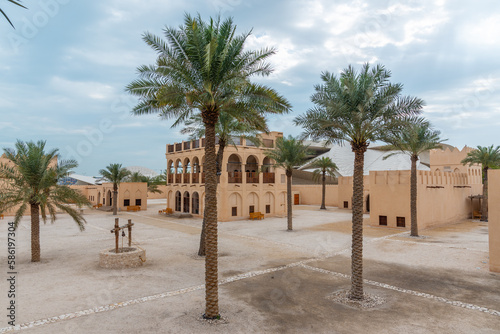 Sheikh Abdulla bin Jassim Al-Thani palace at the National Museum of Qatar in Doha photo