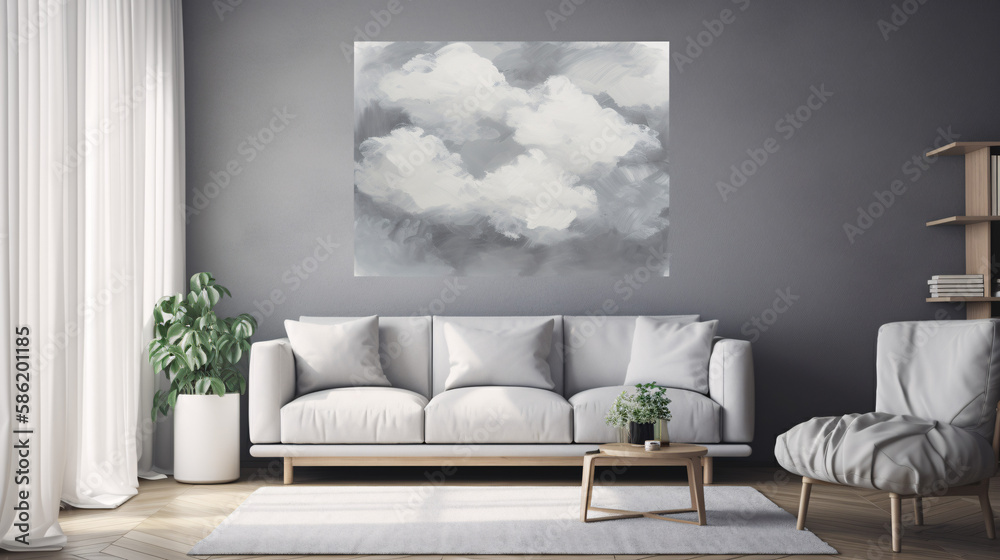 modern living room generative ai modern living room generative ai