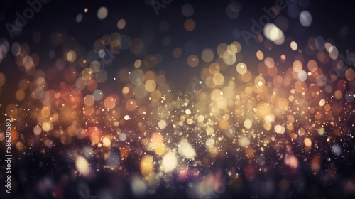 Shine confetti background. Illustration AI Generative
