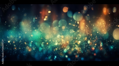 Fotografering Shine confetti background. Illustration AI Generative