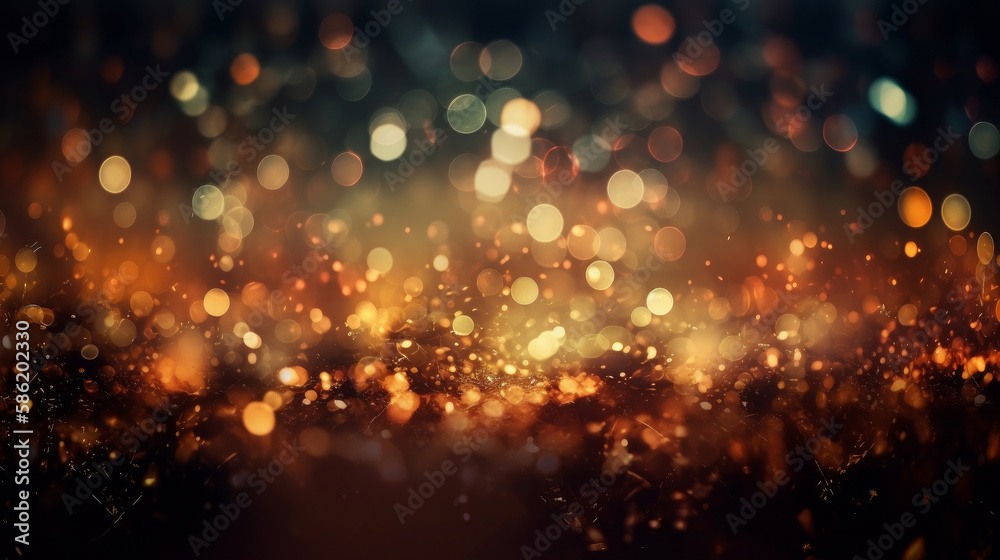 Fototapeta premium Shine confetti background. Illustration AI Generative