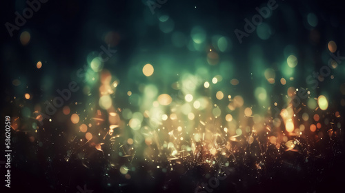 Shine confetti background. Illustration AI Generative
