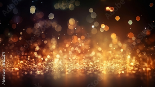 Shine confetti background. Illustration AI Generative