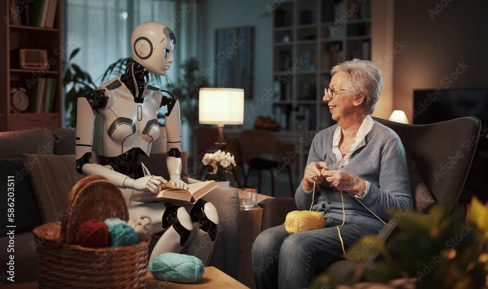 In the future, every elderly person will have a domestic robot In the future, every elderly person will have a domestic robot