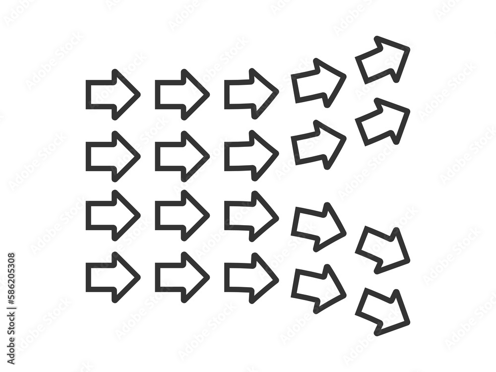 Separation for different purposes. Split in the team. Separation for different purposes. Split in the team.