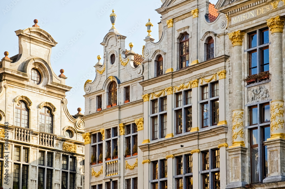 17th century houses on Brussels' Grand Place