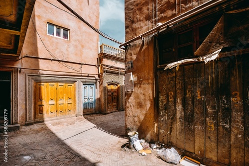 The centuries-old Kashgar Old Town is located in the center of Kashgar.