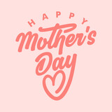 Happy mothers day greeting card design background