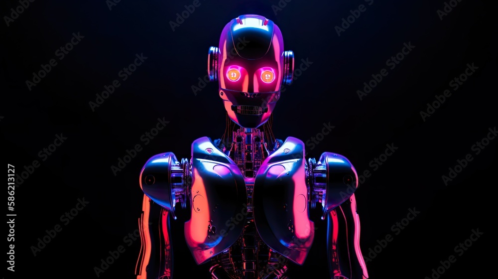 Glühende Technologie: Ein Roboter im Rampenlicht Glühende Technologie: Ein Roboter im Rampenlicht