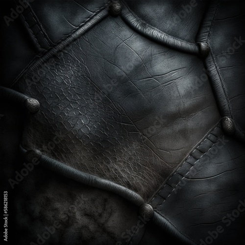 Leather texture. AI generated