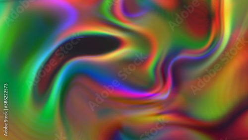 abstract colourful holographic liquid with tints