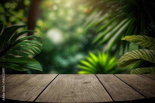 Closeup of an Empty Table w...